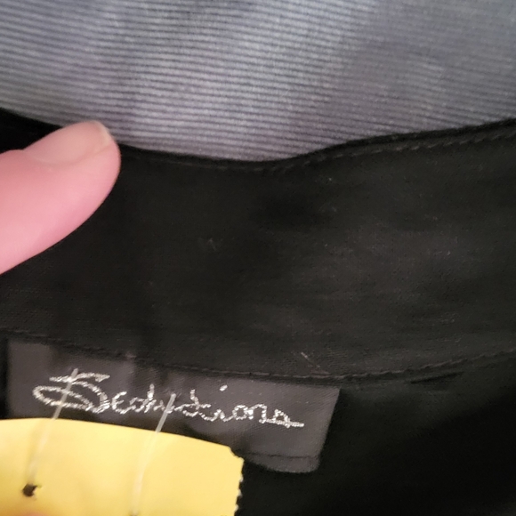 Wrapover blouse with a collar SEDUCTIONS women sz m - Picture 6 of 13